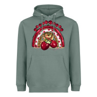 Sage cherry rainbow Heavyweight Hoodie - BarkalooDesign