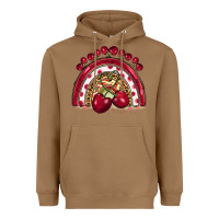 Toasted Coconut cherry rainbow Heavyweight Hoodie - BarkalooDesign