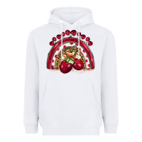 White cherry rainbow Heavyweight Hoodie - BarkalooDesign