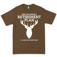 Cacao Hunting Retirement Plan Funny Elk Deer Retired Hunter Gift Premium Tee - longCreatives