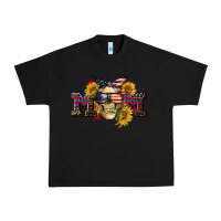 Black american mom skull Urban Heavy Tee - CowGirlArtShop