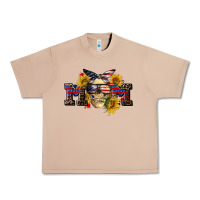 Burro american mom skull Urban Heavy Tee - CowGirlArtShop
