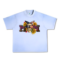 Grape Ice american mom skull Urban Heavy Tee - CowGirlArtShop