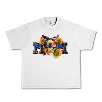 Lunar Rock american mom skull Urban Heavy Tee - CowGirlArtShop