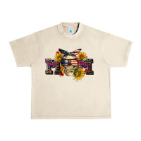 Sandshell american mom skull Urban Heavy Tee - CowGirlArtShop