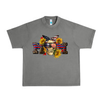 Tornado american mom skull Urban Heavy Tee - CowGirlArtShop
