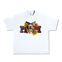 White american mom skull Urban Heavy Tee - CowGirlArtShop
