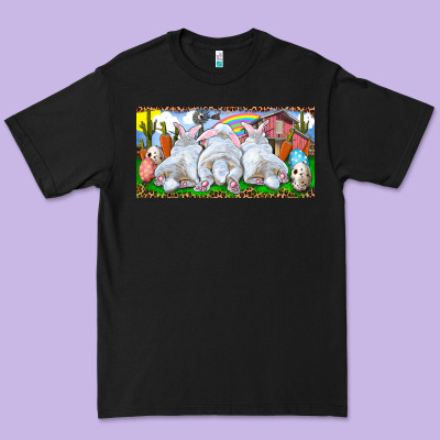 Easter Bunnies Premium Tee Designed By Ranaportraitstore