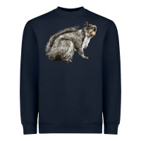 Navy Gray Squirrel Heavyweight Sweatshirt - LillyAllenDesigns