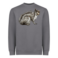 Storm Gray Squirrel Heavyweight Sweatshirt - LillyAllenDesigns