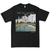 Black india agra taj mahal mausoleum travel tourist Premium Tee - longCreatives