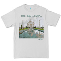Dove Grey india agra taj mahal mausoleum travel tourist Premium Tee - longCreatives