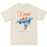 Bone kauai hawaii watercolor sea turtle souvenir Premium Tee - longCreatives