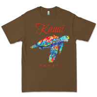 Cacao kauai hawaii watercolor sea turtle souvenir Premium Tee - longCreatives
