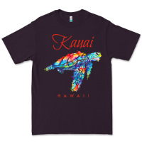 Plum kauai hawaii watercolor sea turtle souvenir Premium Tee - longCreatives