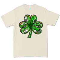 Bone shamrock with leopard and cowhide Premium Tee - NancyCooperArtShop
