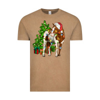 Vintage Coffee american paint horse christmas tree Vintage Tee - CowGirlArtShop