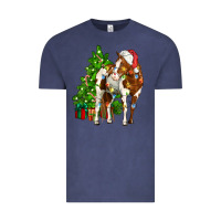 Vintage Denim american paint horse christmas tree Vintage Tee - CowGirlArtShop