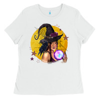 White Black Witch Ladies Tee - texasbilliewilder