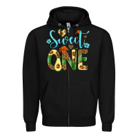 Black sweet one avocado Zipper Hoodie - Artiststas