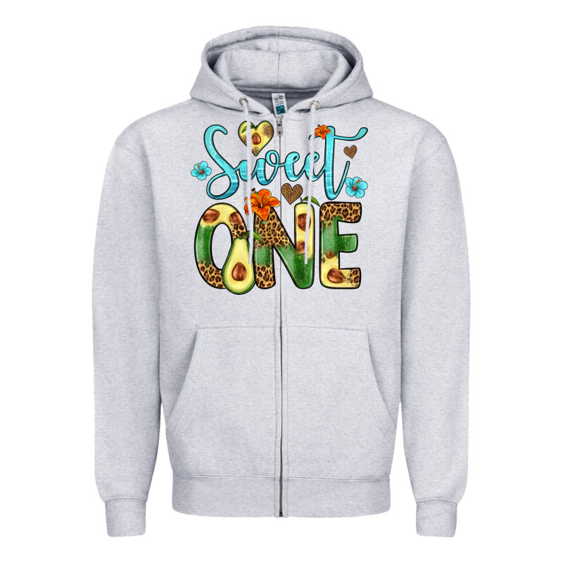 Sweet One Avocado Zipper Hoodie by Artiststas | Teevron