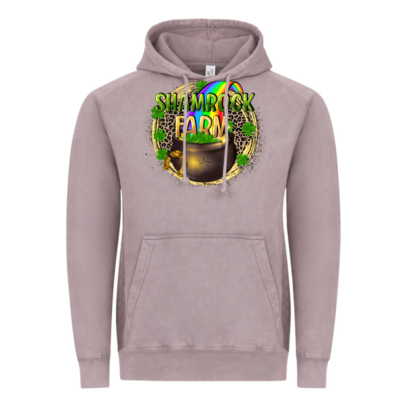 Shamrock Farm Vintage Hoodie by CowGirlArtShop | Teevron