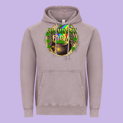 Shamrock Farm Vintage Hoodie Designed By Cowgirlartshop