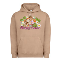 Pigment Burro easter bunny with carrots and daisy Urban Hoodie - AdoDesignShop