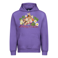 Tulip easter bunny with carrots and daisy Urban Hoodie - AdoDesignShop