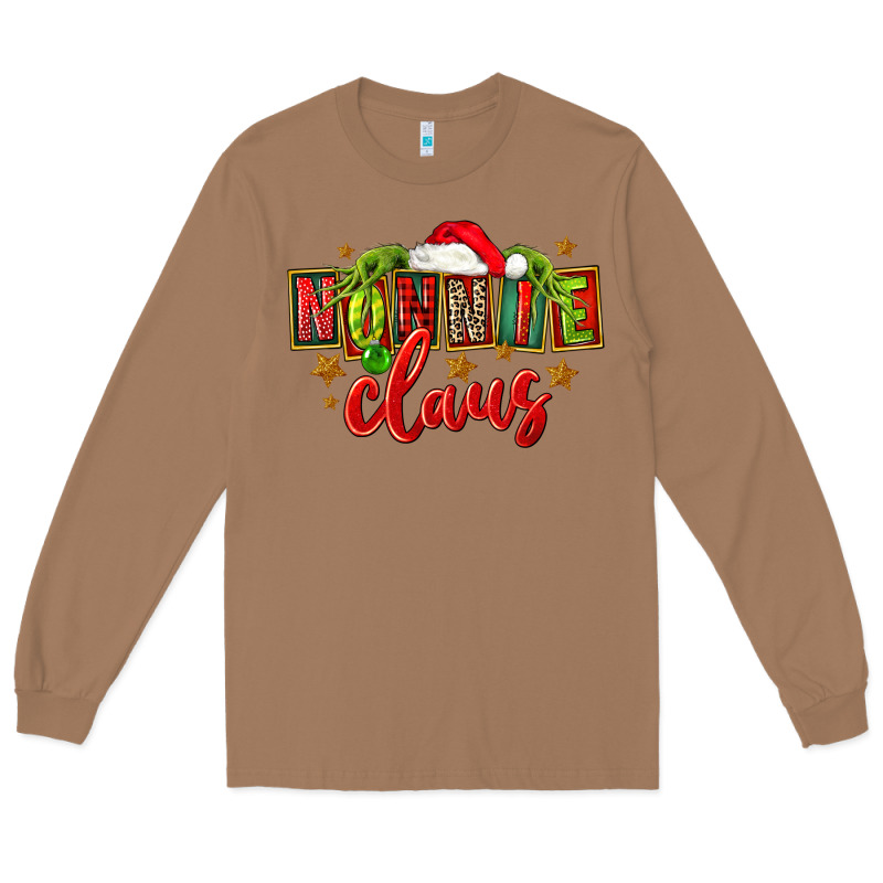 Christmas Nonnie Claus Long Sleeve Tee by FaDigitalArtStudio | Teevron