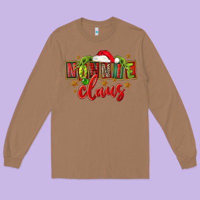 Christmas Nonnie Claus Long Sleeve Tee Designed By Fadigitalartstudio