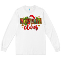 White christmas nonnie claus Long Sleeve Tee - FaDigitalArtStudio