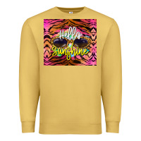 Antique Gold hello sunshine Premium Sweatshirt - BarkalooDesign