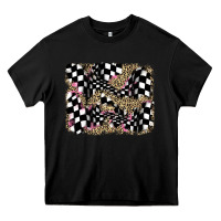Black racing leopard backgraund Heavy Core Tee - JahusDesignShop