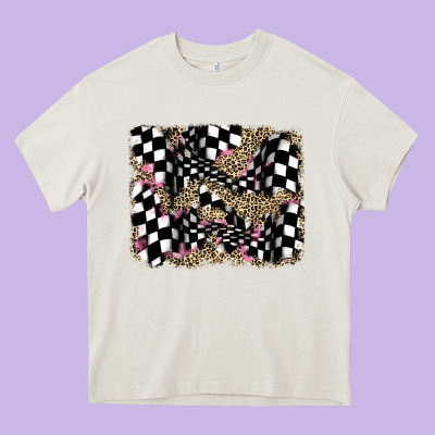 Racing Leopard Backgraund Heavy Core Tee Designed By Jahusdesignshop