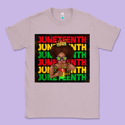 Juneteenth Cute Kid Classic Tee Designed By Tumblerdesignbyshophia
