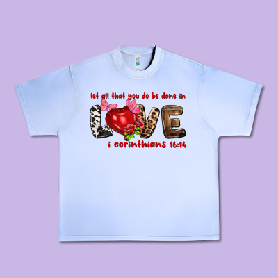 Let All That You Do Be Done In Love I Corinthians Urban Heavy Tee Designed By Howdyjamesfarm