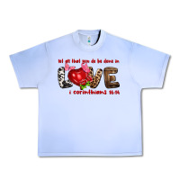 Grape Ice Let all that you do be done in love i corinthians Urban Heavy Tee - HowdyJamesFarm