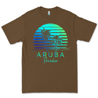 Cacao Vintage Aruba Beach Tropical Vibes Vacation Souvenir Gift Premium Tee - longCreatives