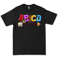 Black abcd back to school Premium Tee - NancyCooperArtShop