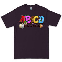 Plum abcd back to school Premium Tee - NancyCooperArtShop