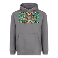 Storm english bulldog mom  license plate template Heavyweight Hoodie - BarkalooDesign