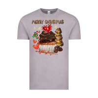 Vintage Zinc merry christmas cupcake chocolate Vintage Tee - CowGirlArtShop