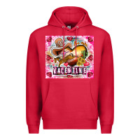 Cardinal Be Mine Valentine Premium Hoodie - CowhideDigitalArt