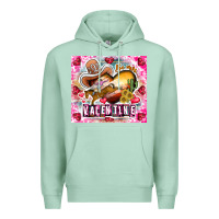 Seafoam Be Mine Valentine Premium Hoodie - CowhideDigitalArt