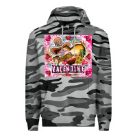 Slate Camo Be Mine Valentine Premium Hoodie - CowhideDigitalArt