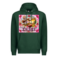 Sports Green Be Mine Valentine Premium Hoodie - CowhideDigitalArt