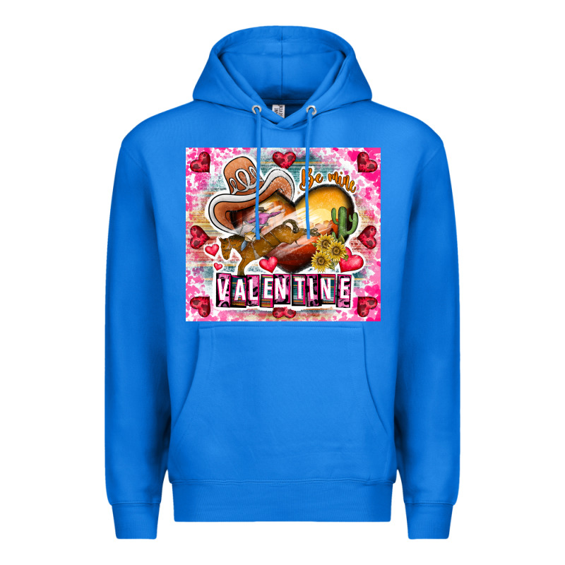 Be Mine Valentine Premium Hoodie by CowhideDigitalArt | Teevron