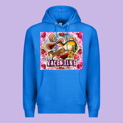 Be Mine Valentine Premium Hoodie Designed By Cowhidedigitalart