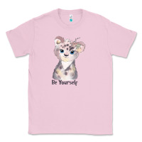 Bubblegum Pink tiger cute animals Classic Tee - RanaPortraitStore